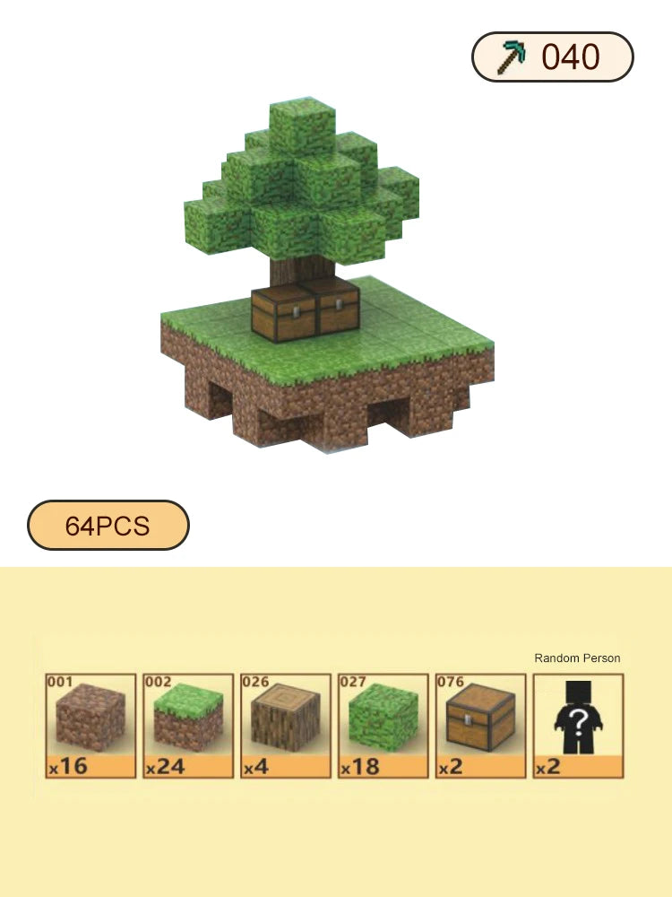 Magnetic Blocks-Build Scene Architectural Set