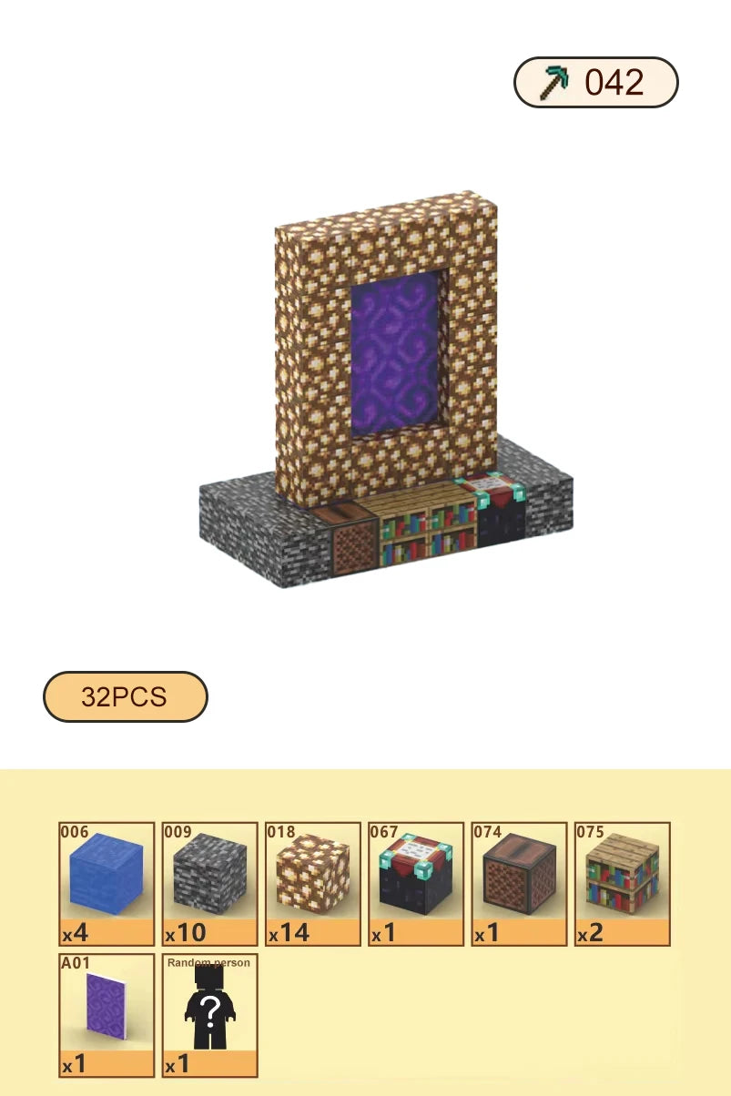 Magnetic Blocks-Build Scene Architectural Set