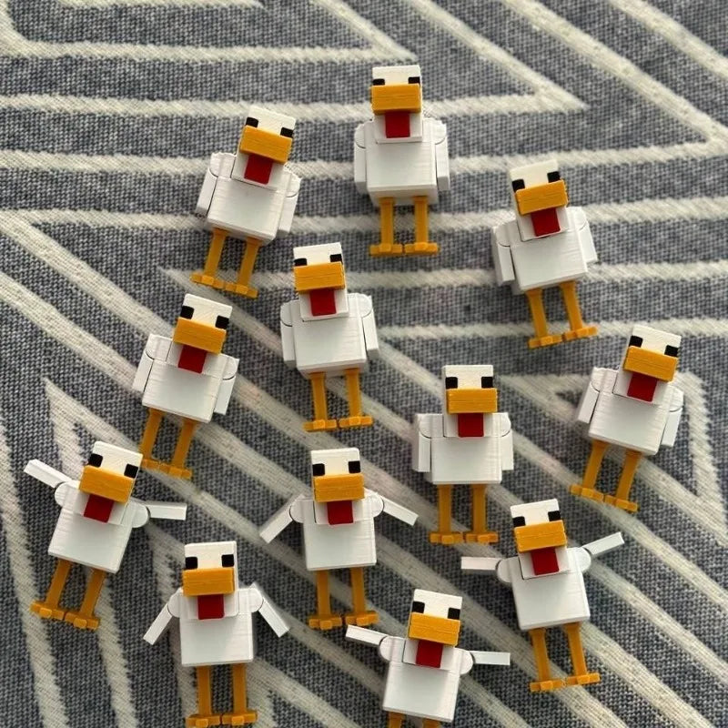 Minecraft Chicken Desktop Ornament