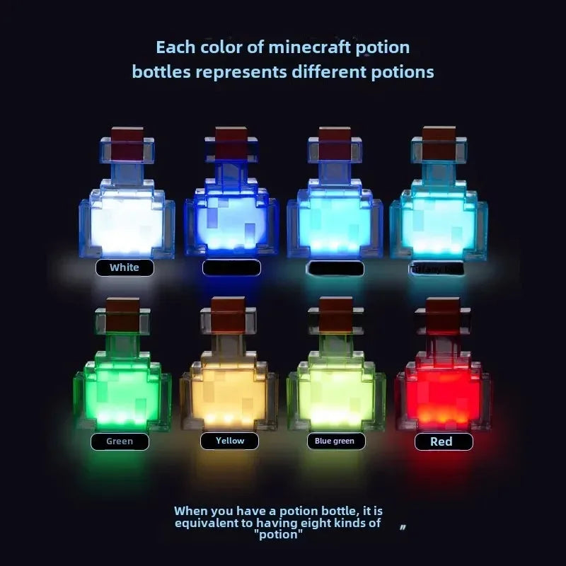 Night Light LED Rechargeable Color-changing Bottle
