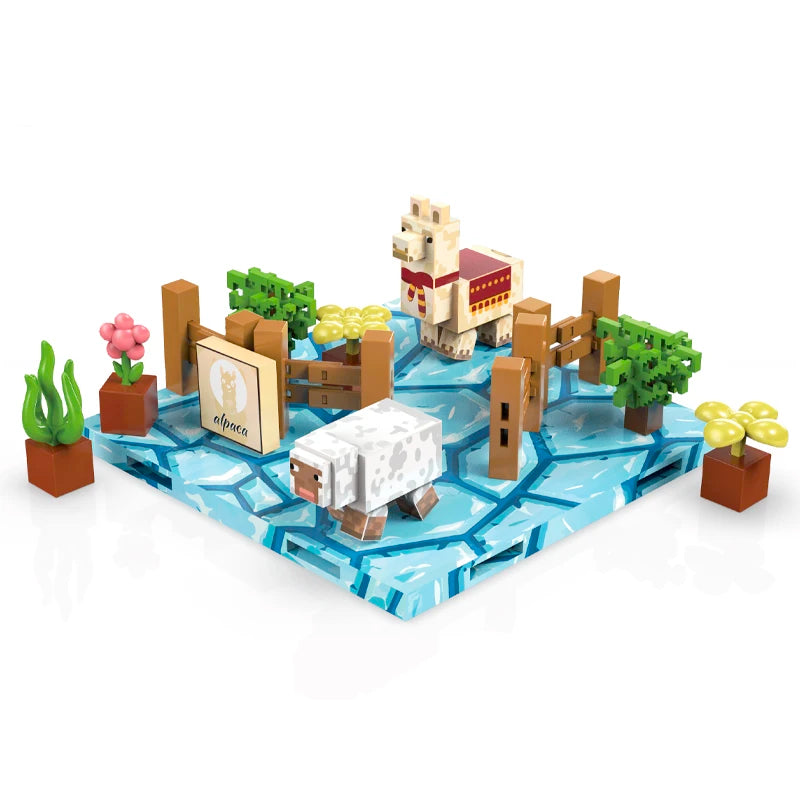 Mine World Magnet Cube Building Sets Magnetic DIY Building Blocks