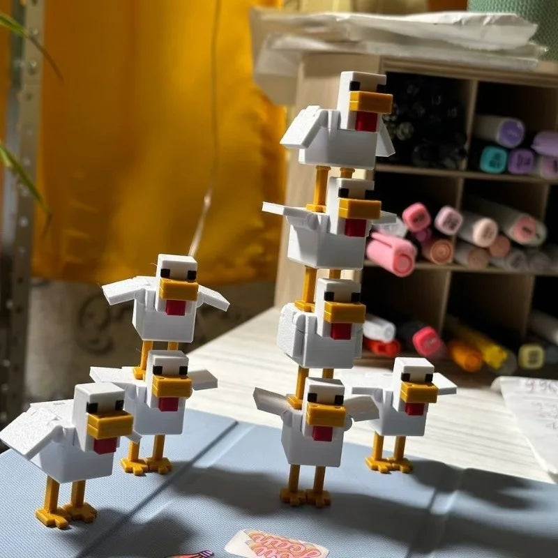 Minecraft Chicken Desktop Ornament