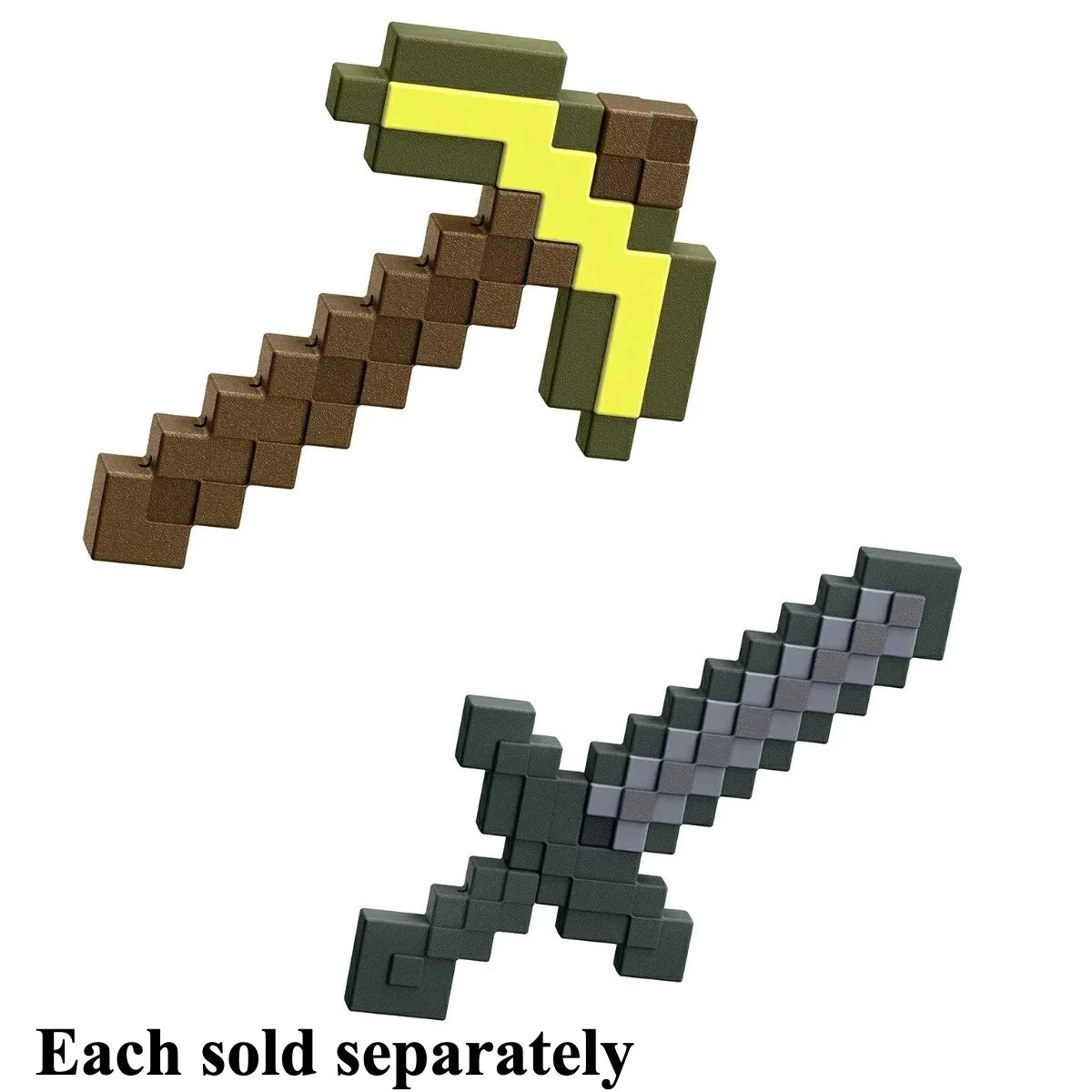 Minecraft Gold Pickaxe Iron Sword Role-Play