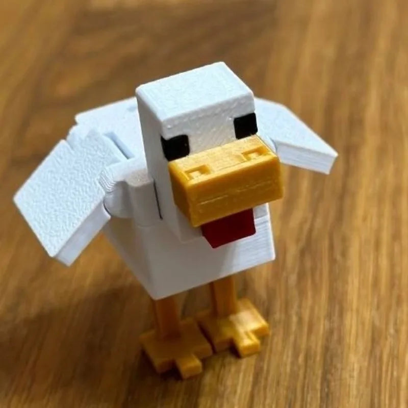 Minecraft Chicken Desktop Ornament