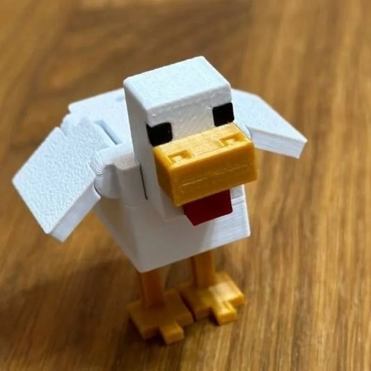 Minecraft Chicken Desktop Ornament