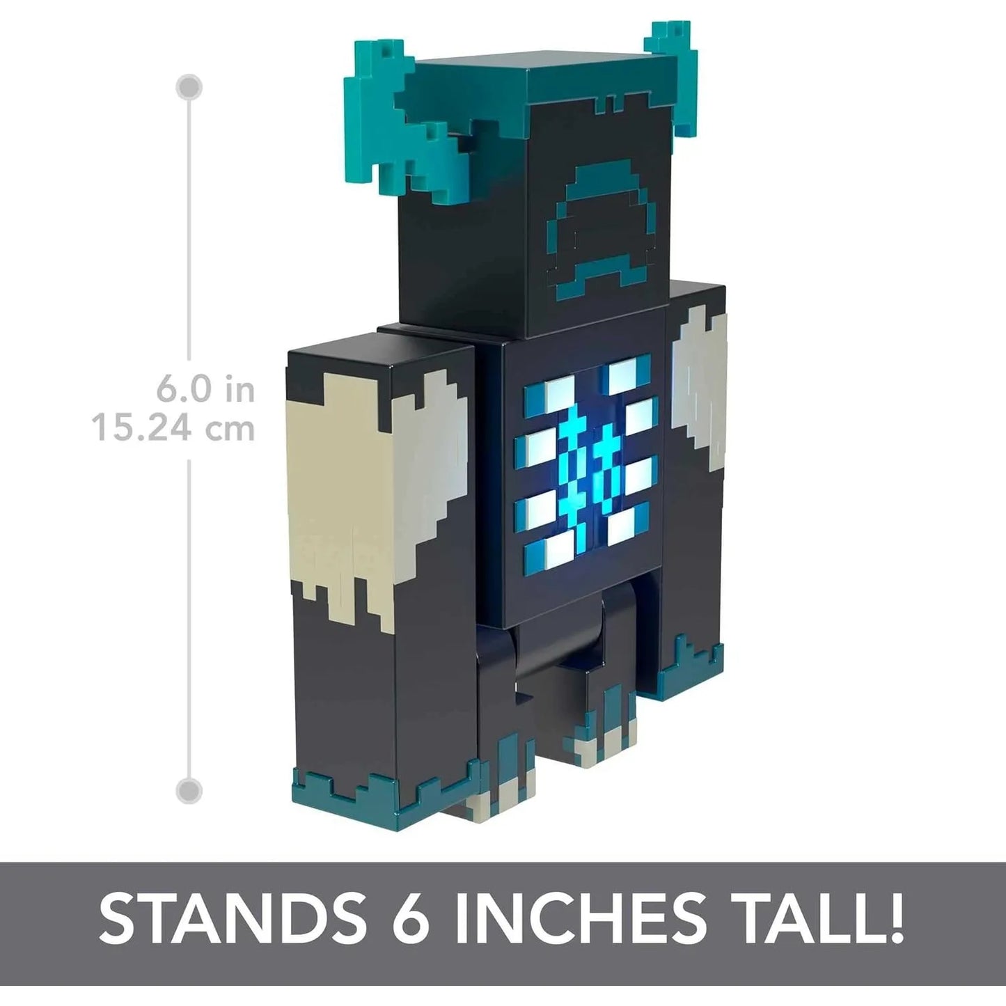 Minecraft Light Sound Guardian Warden Action Figure