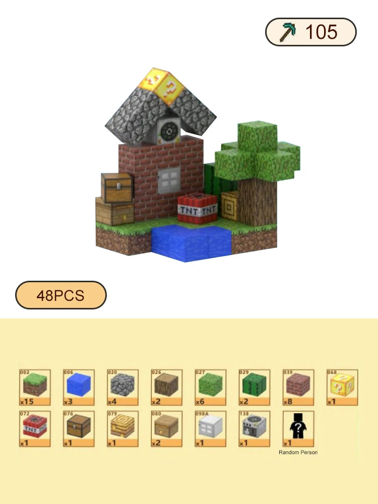 Magnetic Blocks-Build Scene Architectural Set