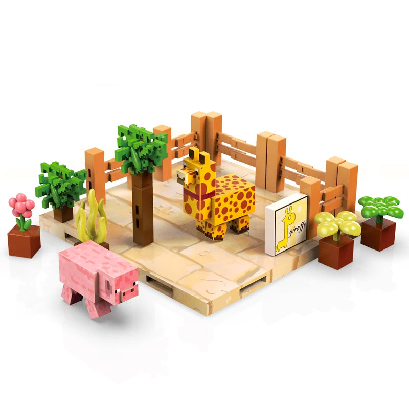 Mine World Magnet Cube Building Sets Magnetic DIY Building Blocks