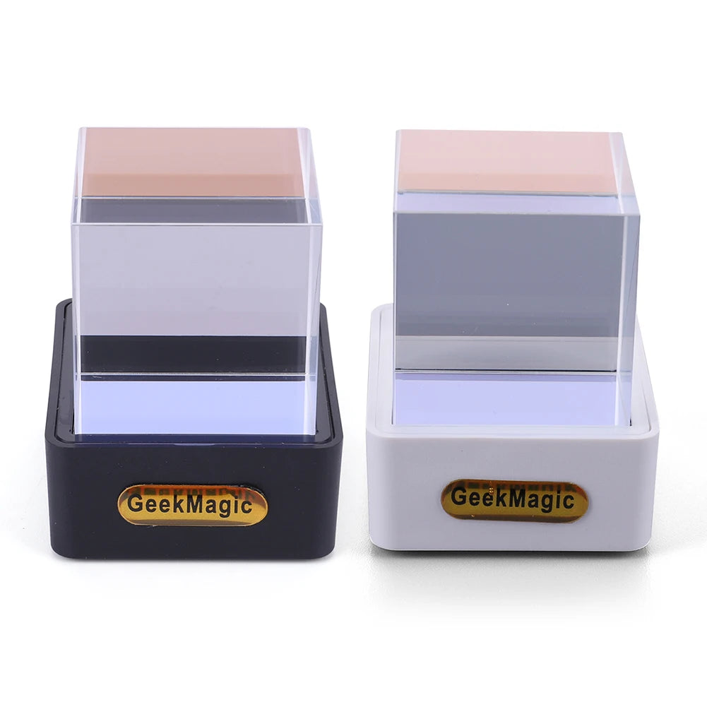 Crystal Cube Photo Display Holographic Desktop