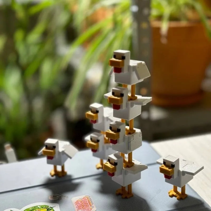 Minecraft Chicken Desktop Ornament