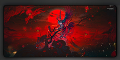 Red Theme Deskmat — deskmat india wall art for gaming room