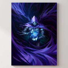 Valorant Omen Metal Poster — aluminium poster wall art for gaming room