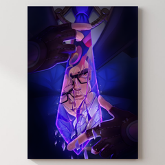 Valorant Chamber Metal Poster — aluminium poster wall art for gaming room