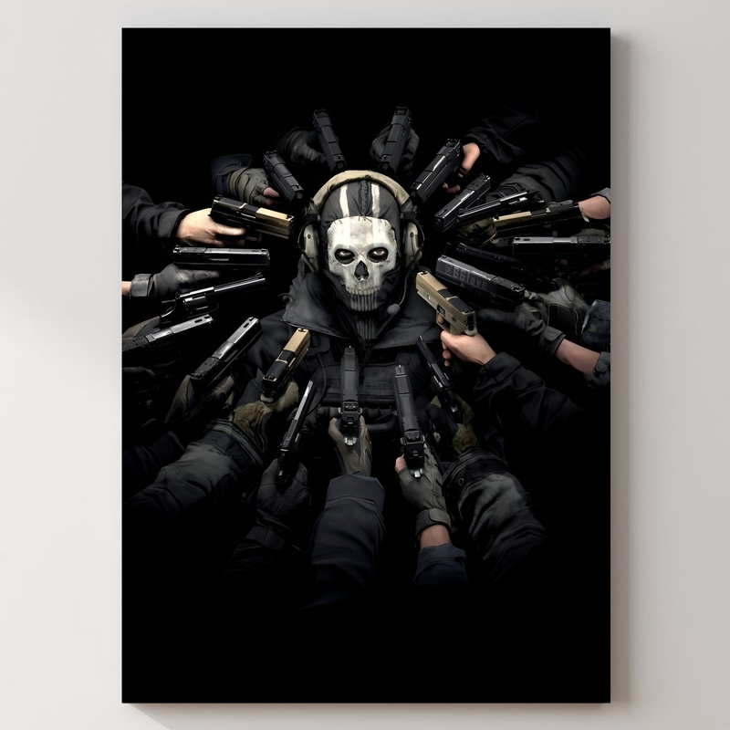 Call of Duty Everyone's Enemy Metal Poster