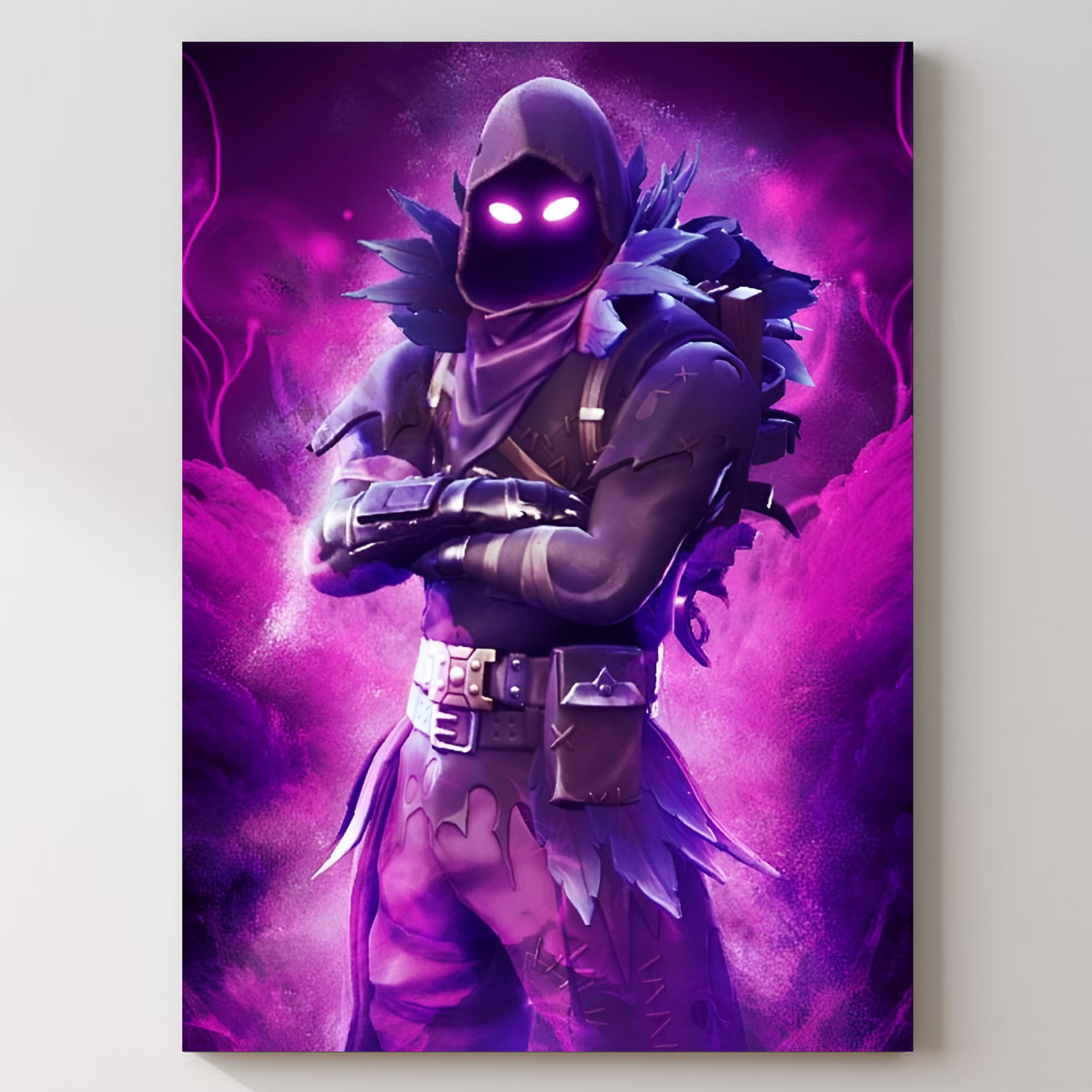 Fortnite Metal Poster — aluminium poster wall art for gaming room