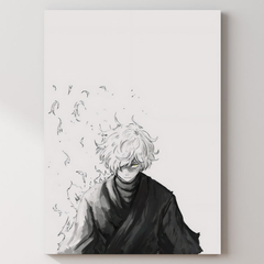 White Metal Poster — aluminium poster wall art for gaming room