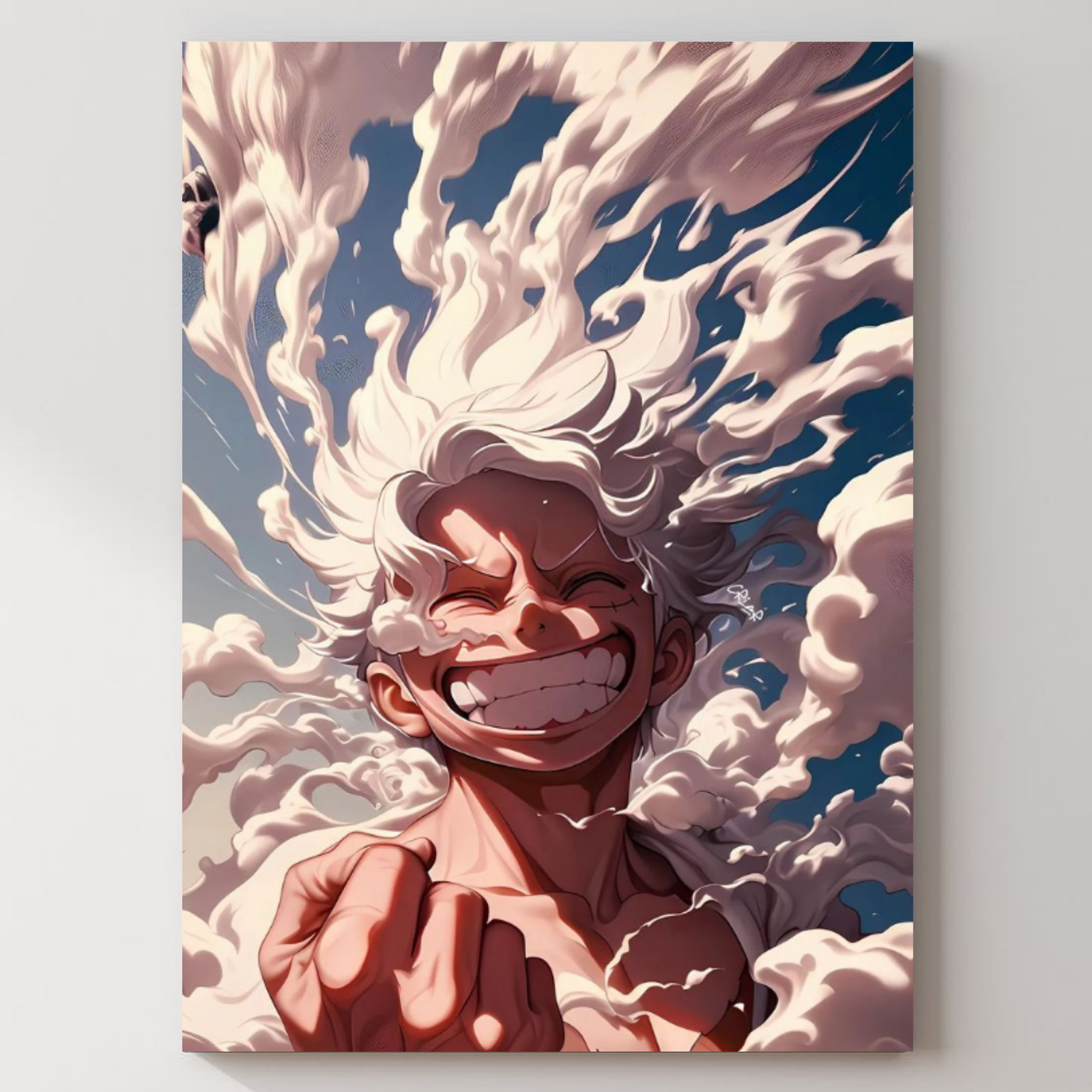 Sukuna Metal Poster — aluminium poster wall art for gaming room
