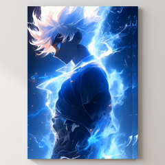 Sukuna Metal Poster — aluminium poster wall art for gaming room