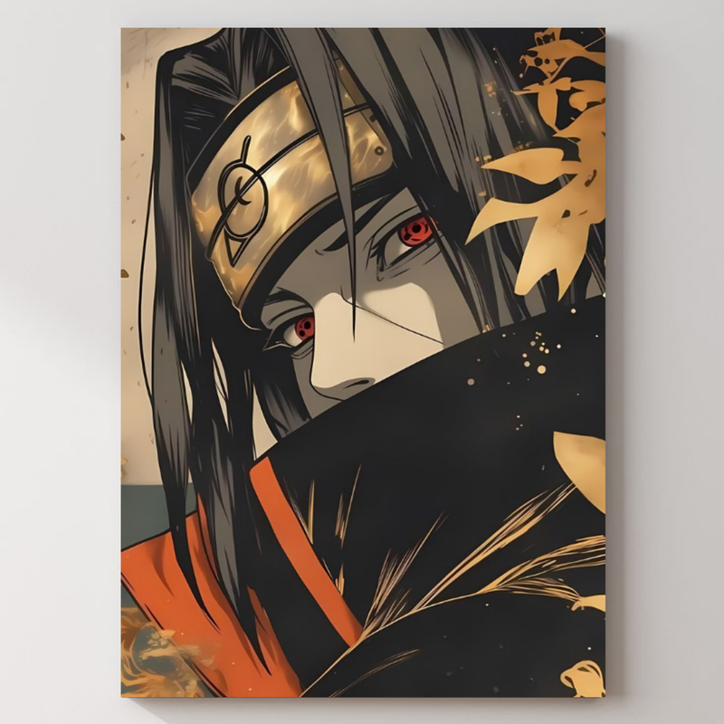 Itachi Uchiha Dark Legacy Metal Poster | Naruto