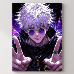 Anime Metal Poster Vol. 18 — aluminium poster wall art for gaming room