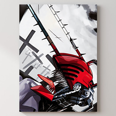 Chainsaw Man Metal Poster Vol. 14 — aluminium poster wall art for gaming room