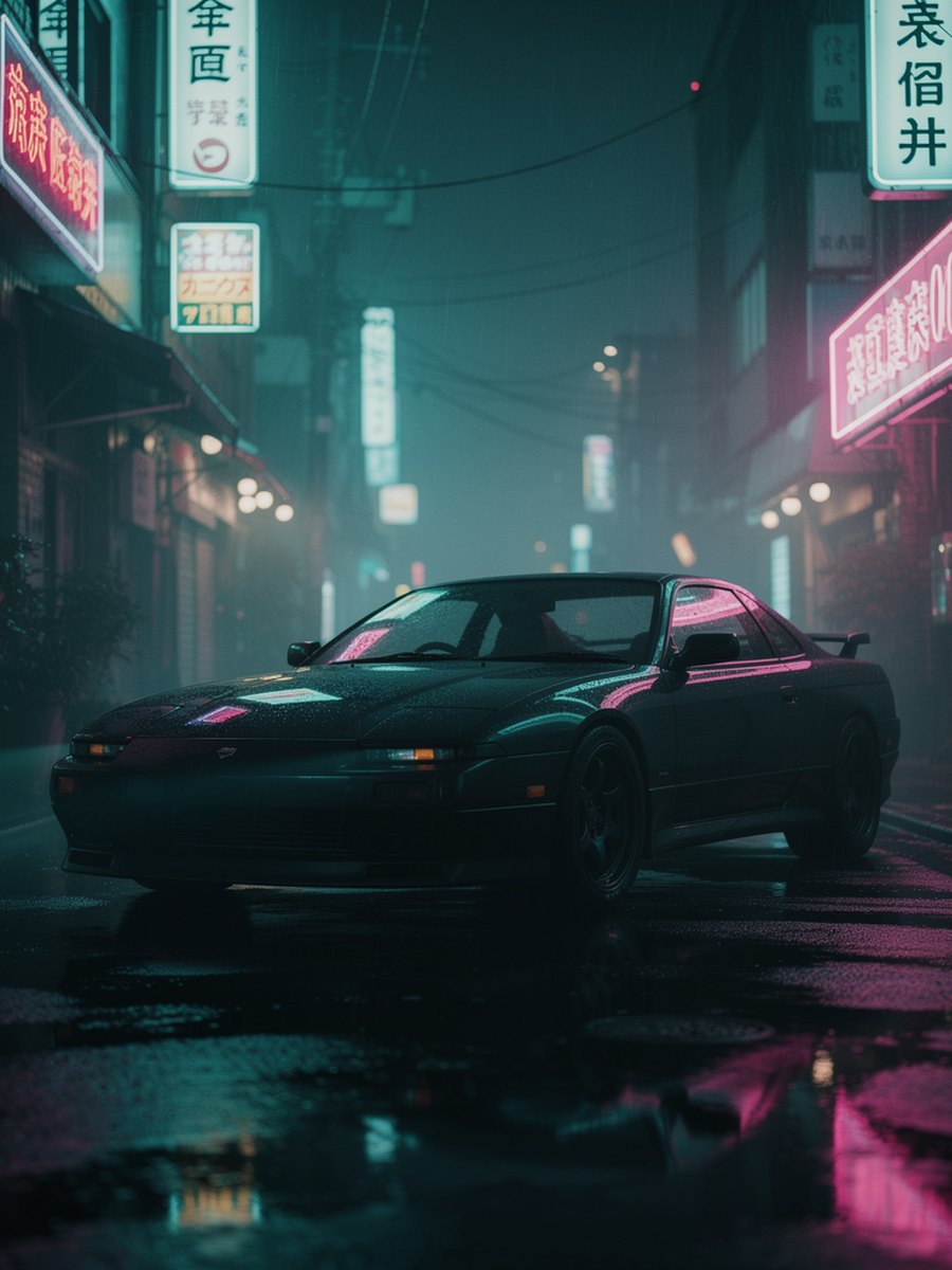 Midnight Circuit — Metal Poster